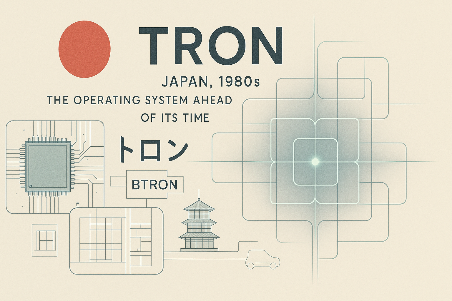 TRON - Япония, 1980‑е: рождение ОС, опередившей своё время