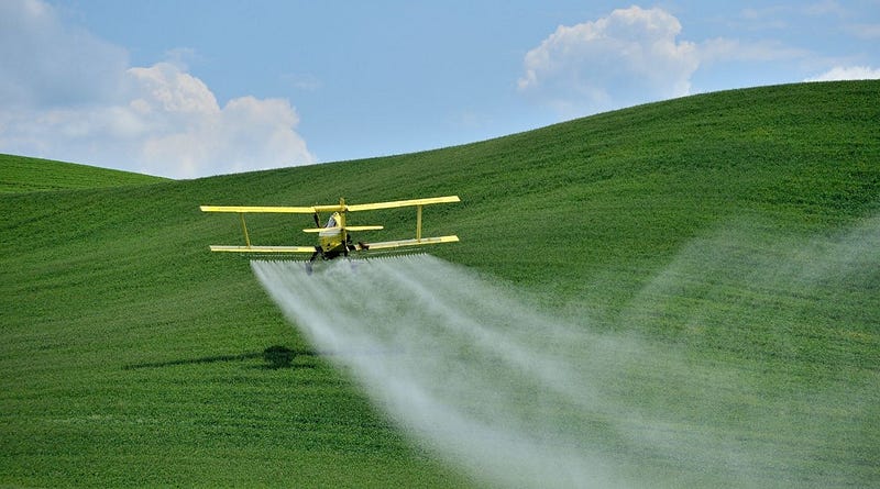 Pesticide Spraying.