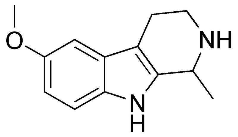 9H-pyrido(3,4-b)indole, 1,2,3,4-tetrahydro-6-methoxy-1-methyl-, 6-methoxy-1-methyl-1,2,3,4-tetrahydro-beta-carboline.